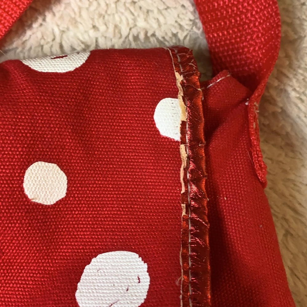 Disney Minnie Mouse Red Messenger Bag w/ Adjustable Strap - Picture 5 of 15